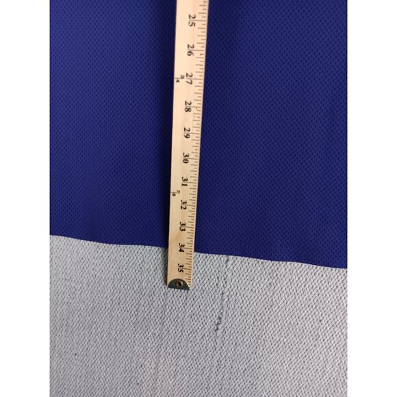 Russell Athletic Henley Jersey Shirt 3XL Purple Blank Nylon Sports Logo - Picture 11 of 12